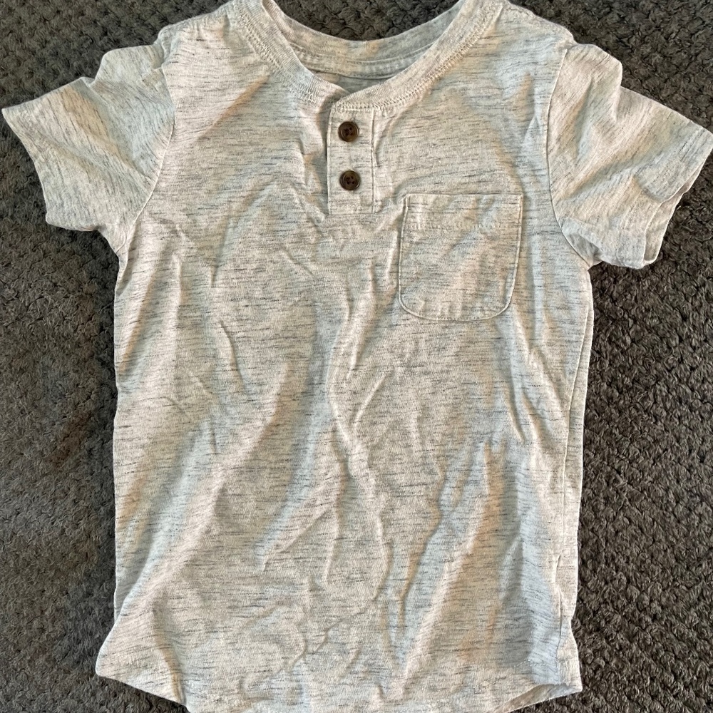 Cat & Jack Button Tee